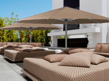 Aluminium Grossschirme